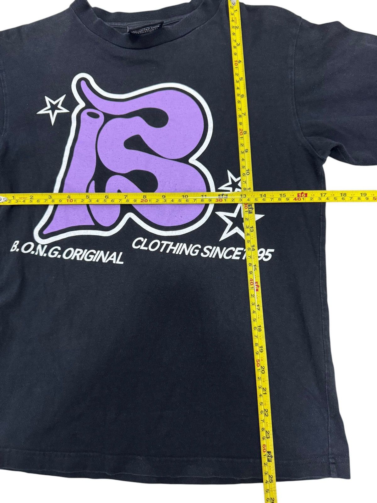 Japanese Brand × Vintage LONGSLEEVE B.O.N.G SINCE 1995 BLACK TEE Size US XS / EU 42 / 0 - 4 Thumbnail