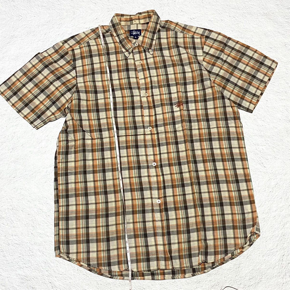 Stussy 💥RARE💥 Vintage 80s Stussy plaid shirt Size US L / EU 52-54 / 3 - 3 Thumbnail