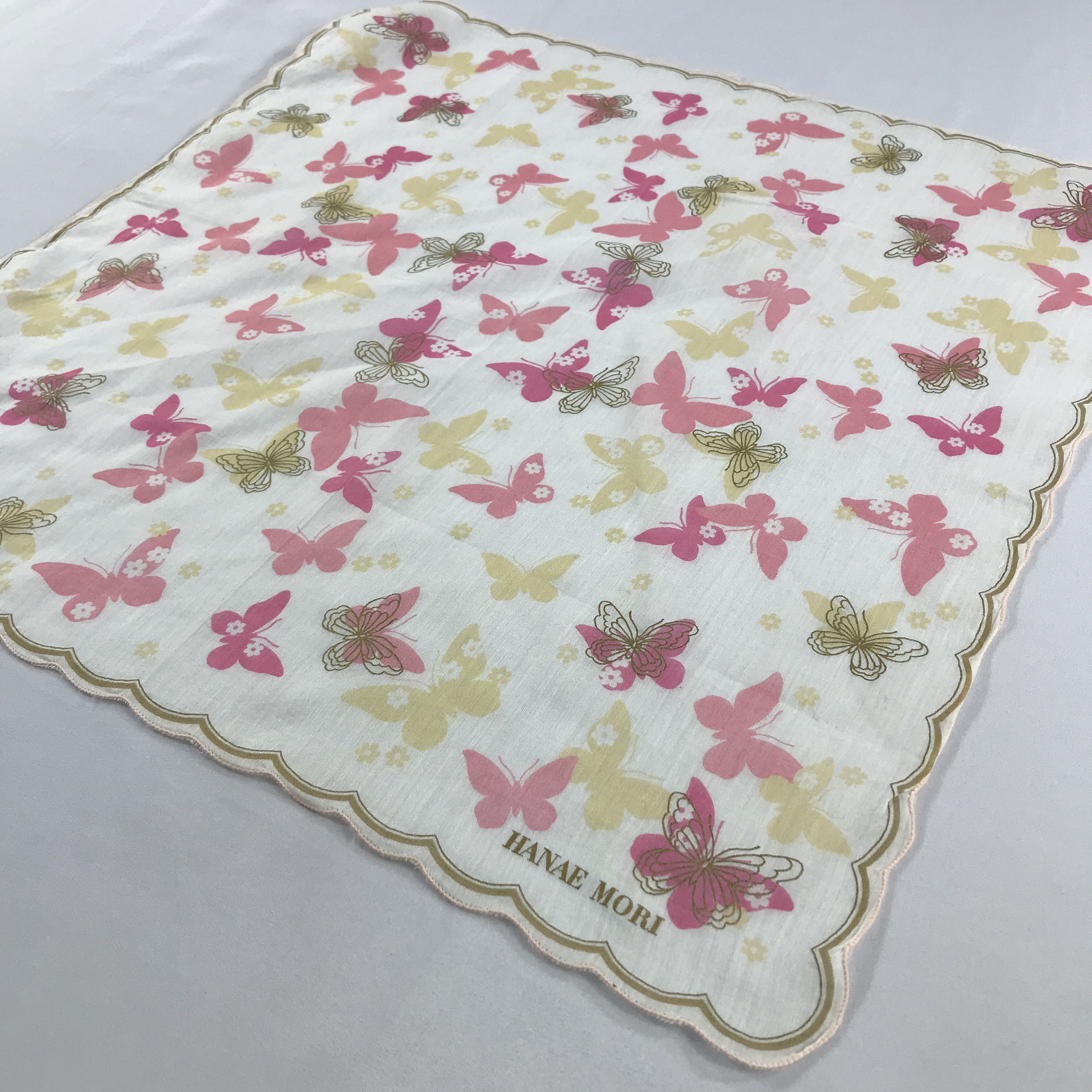 Hanae Mori × Vintage Hanae Mori Bandana / Handkerchief / Neckerchief - S2258 Size ONE SIZE - 2 Thumbnail