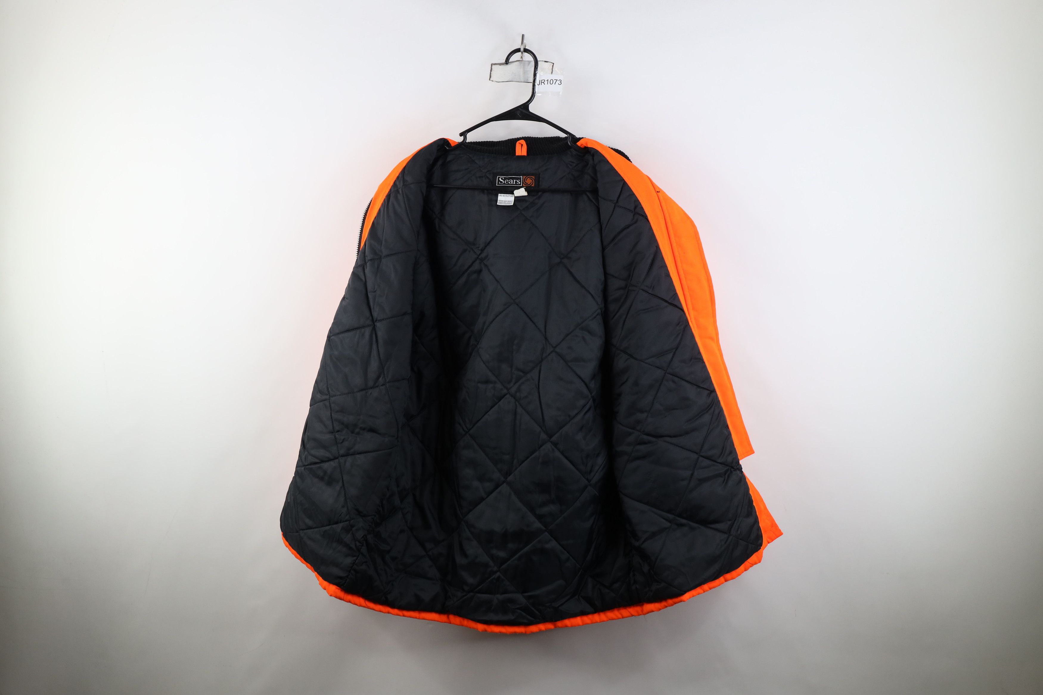 Vintage Vintage 70s Streetwear Hunting Chore Jacket Blaze Orange Size US XL / EU 56 / 4 - 10 Thumbnail