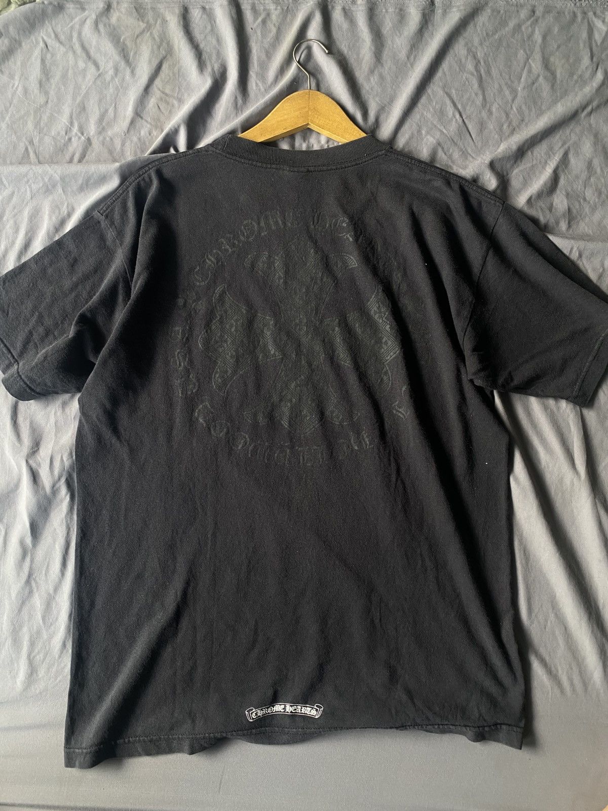 Chrome Hearts Chrome Hearts Cross Black tee Size US L / EU 52-54 / 3 - 3 Thumbnail