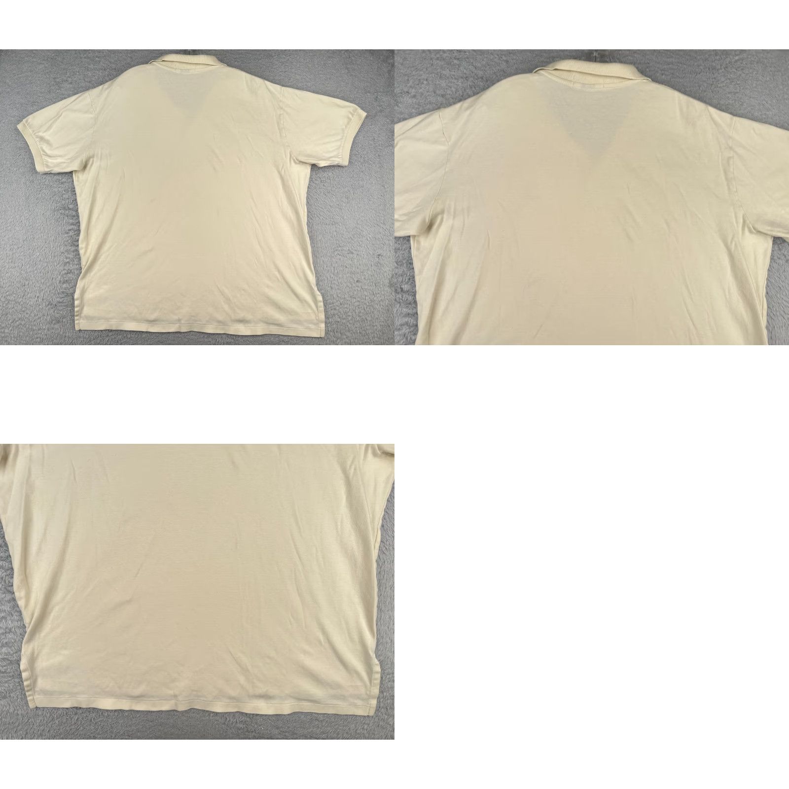 Ralph Lauren VINTAGE Polo Ralph Lauren Shirt Men 2XL Yellow Short Sleeve 100% Cotton Polo Shirt, Vintage, 80s, Golf Mens Size US XXL / EU 58 / 5 - 9 Thumbnail