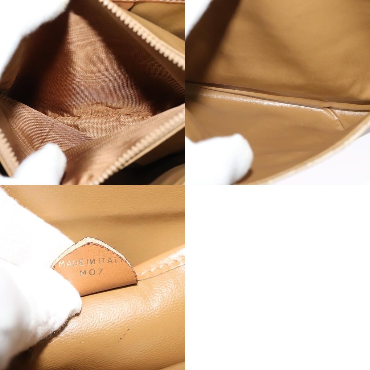 Celine CELINE Macadam Canvas Shoulder Bag Beige Gold Size ONE SIZE - 13 Thumbnail