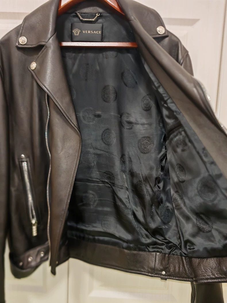 Versace Versace Nappa sheepskin leather jacket Size US L / EU 52-54 / 3 - 6 Thumbnail
