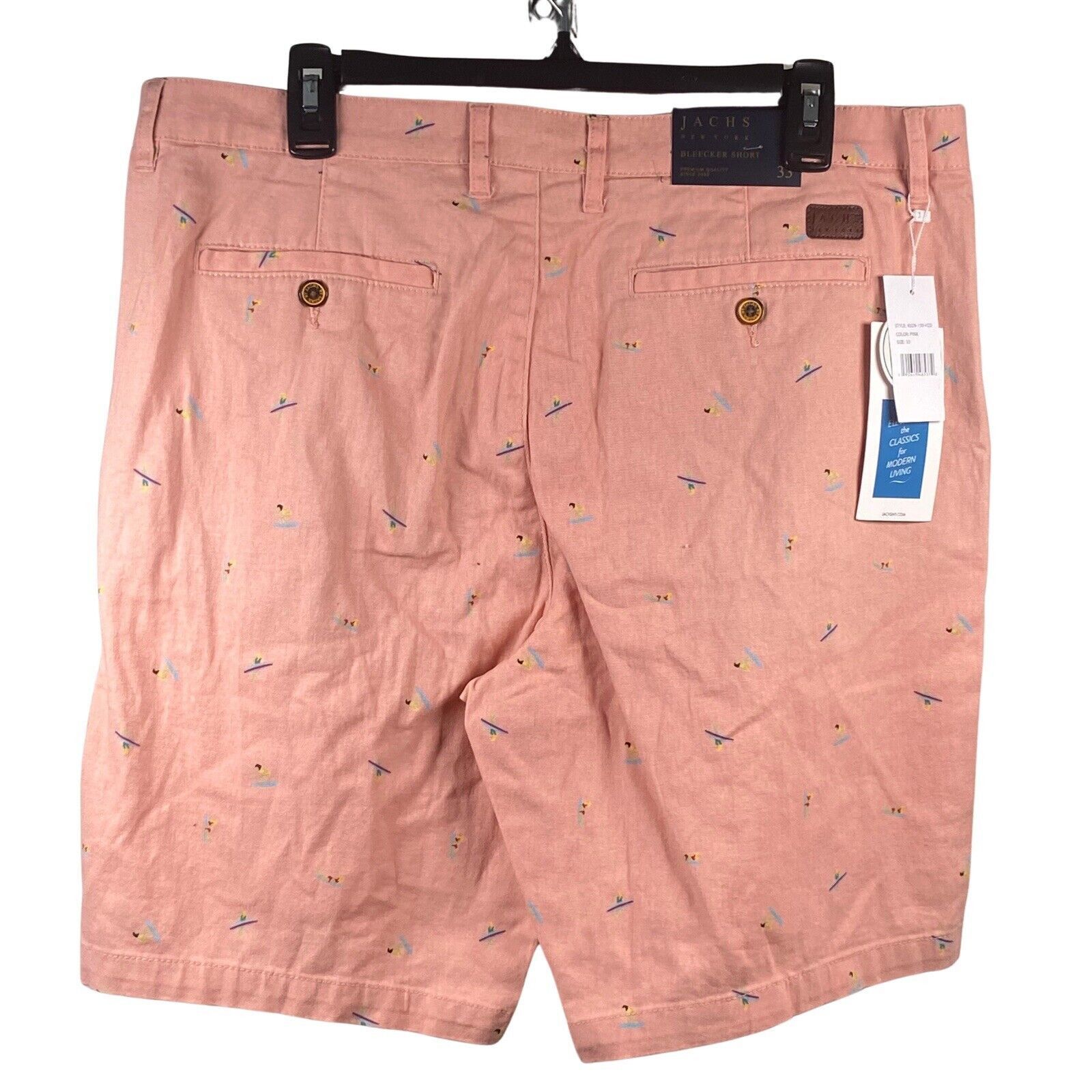 JACHS NY JACHS NY Bleecker Shorts Surfboard Print Size 33 36x9 Size US 33 - 2 Thumbnail
