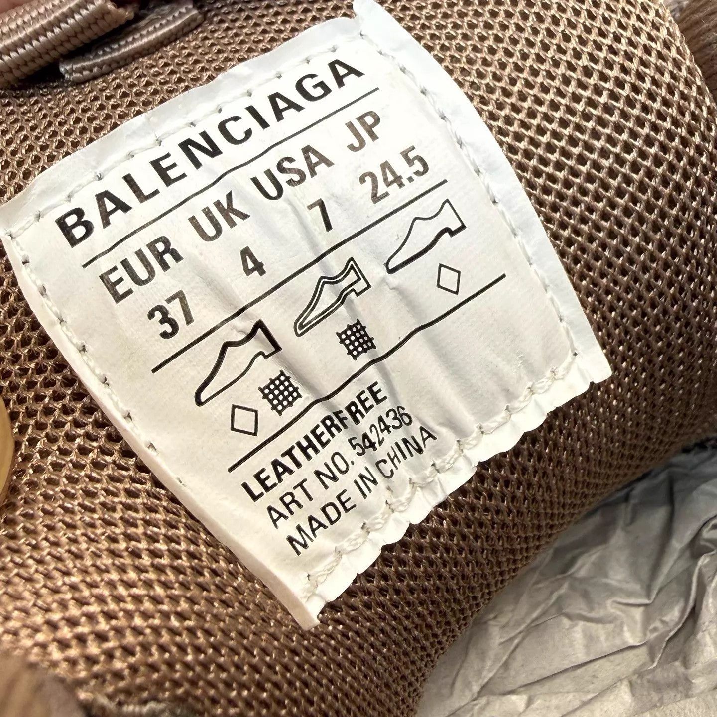 Balenciaga Balenciaga Track Brown 99 New Size 37 Size US 6.5 / IT 36.5 - 8 Thumbnail