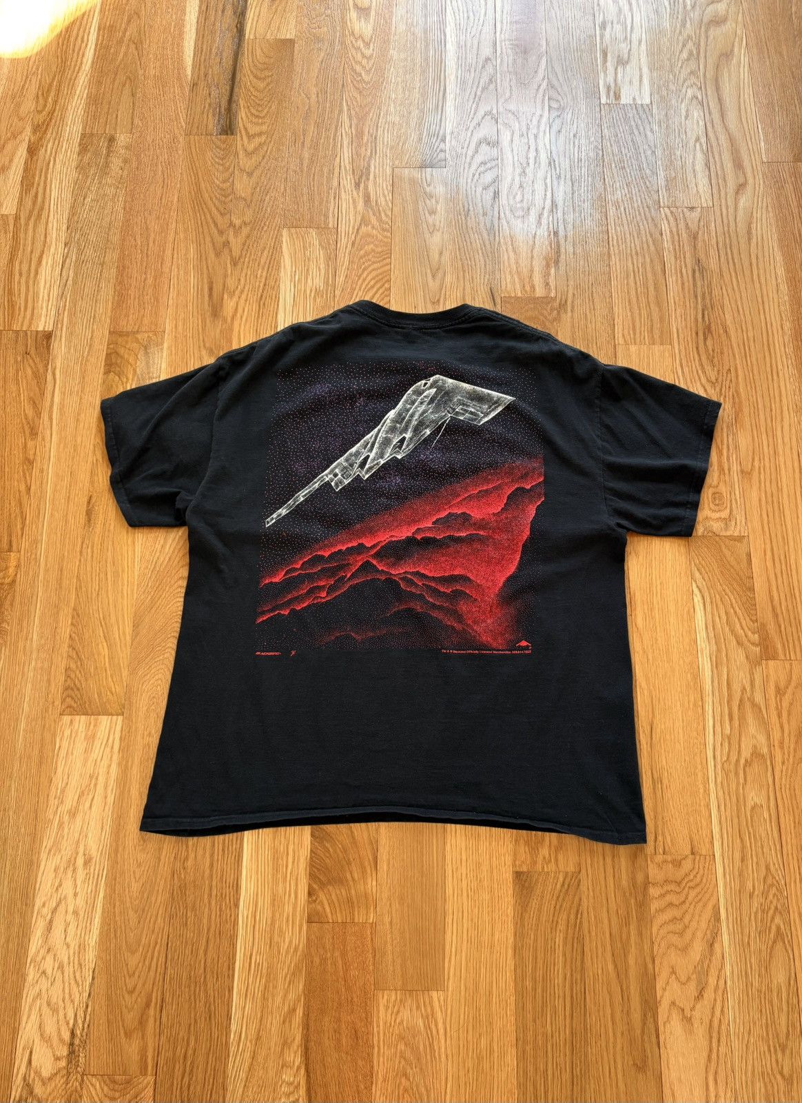 Blackbird Blackbird Vintage 90s B2 Bomber Double-sided Military Tee L Size US L / EU 52-54 / 3 - 2 Thumbnail