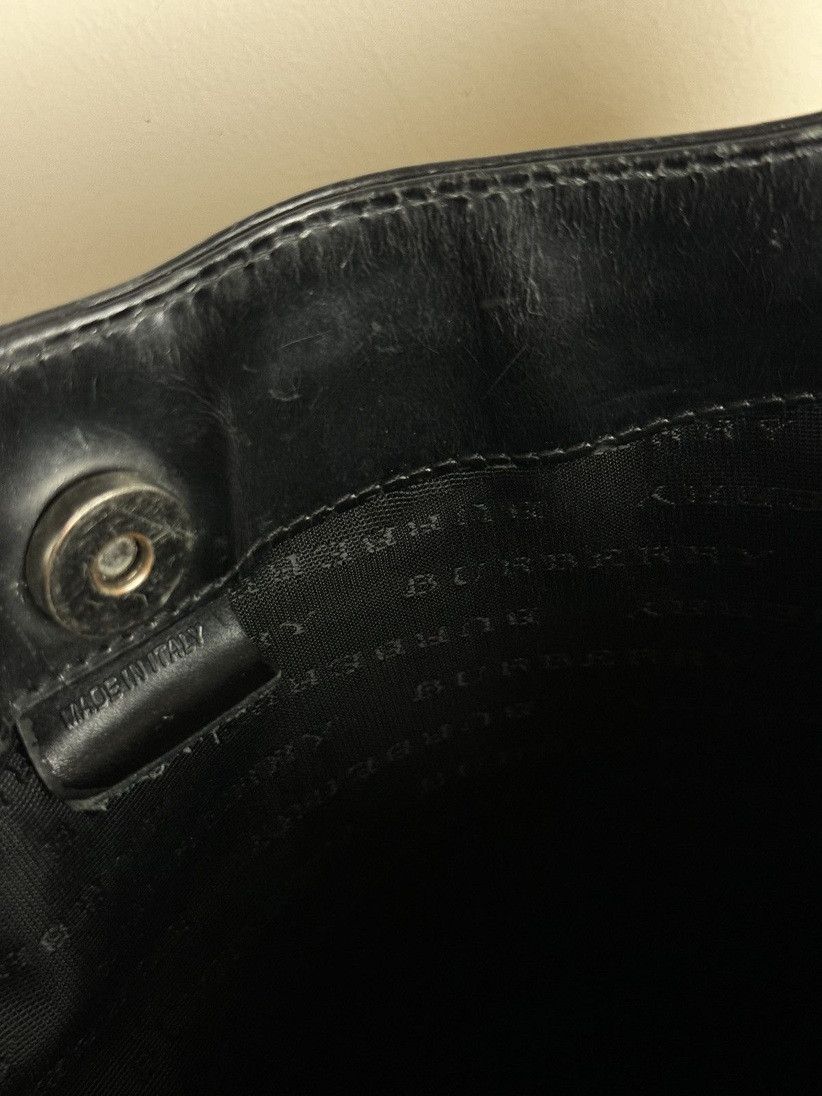 Burberry Leather shoulder bag Burberry original luxury casual item Size ONE SIZE - 6 Thumbnail