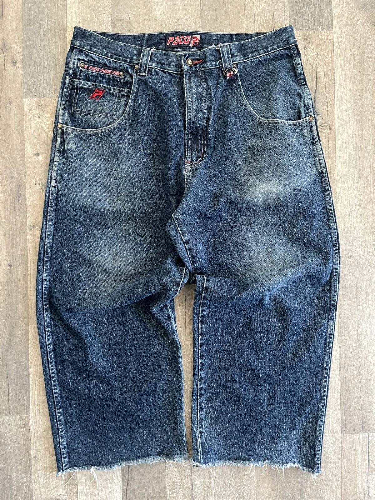 Other Vintage Paco Baggy Big Pocket Denim Size US 38 / EU 54 - 1 Thumbnail