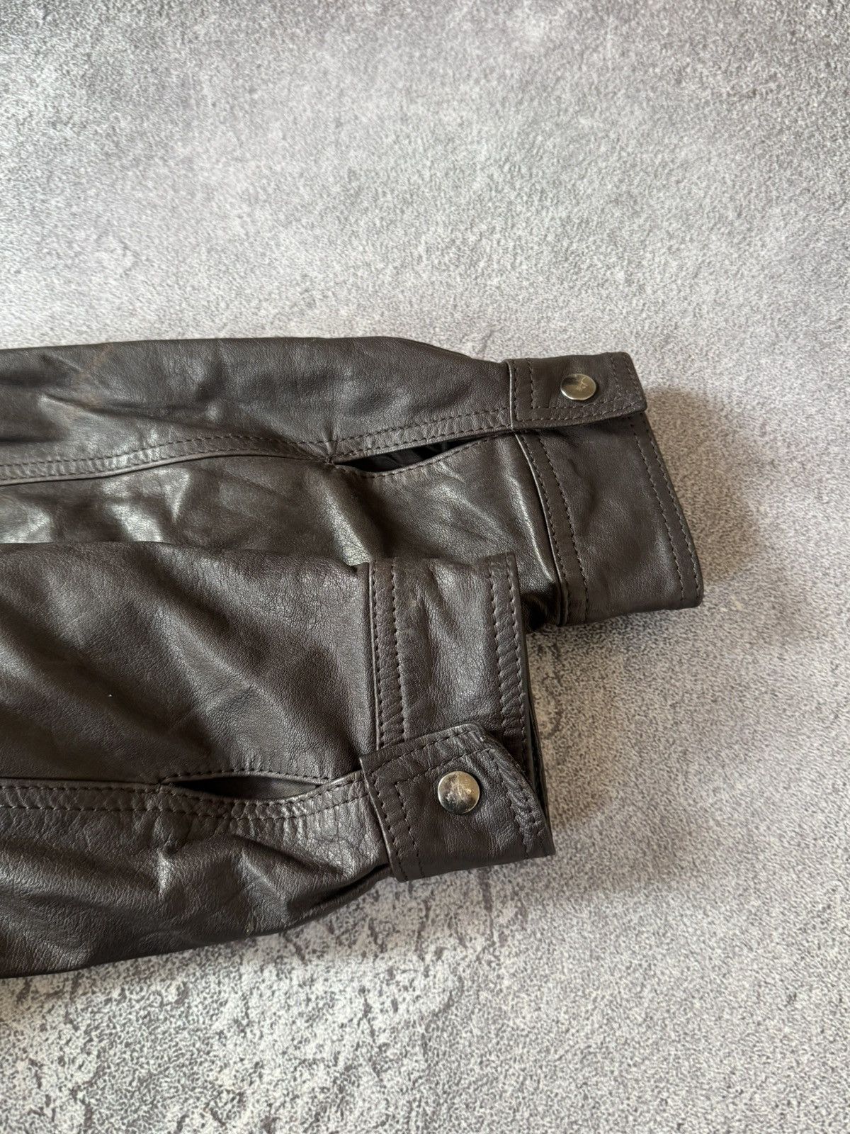 Vintage Leather S aviator bomber pilot jacket coat brown Size US S / EU 44-46 / 1 - 19 Thumbnail