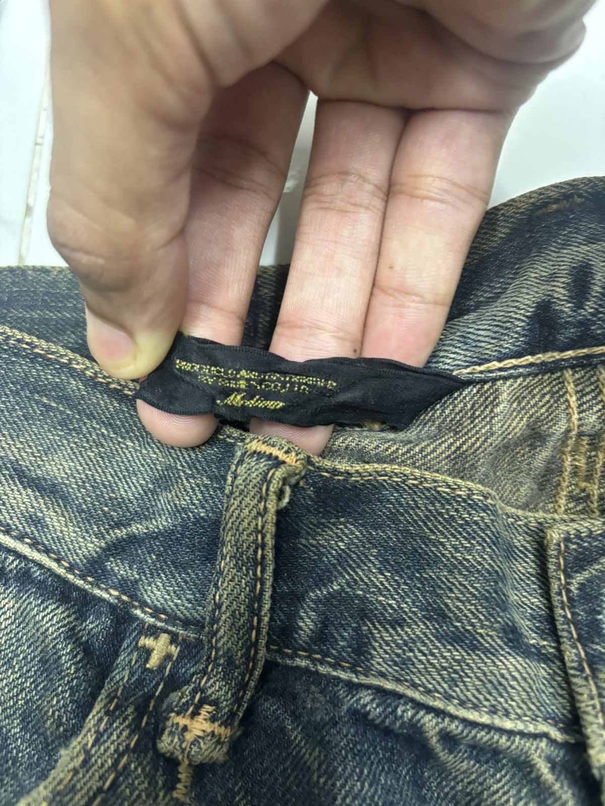 RUDE GALLERY VINTAGE RUDE GALLERY RUSTY DISTRESS ROCKSTAR DENIM JEANS Size US 30 / EU 46 - 12 Thumbnail