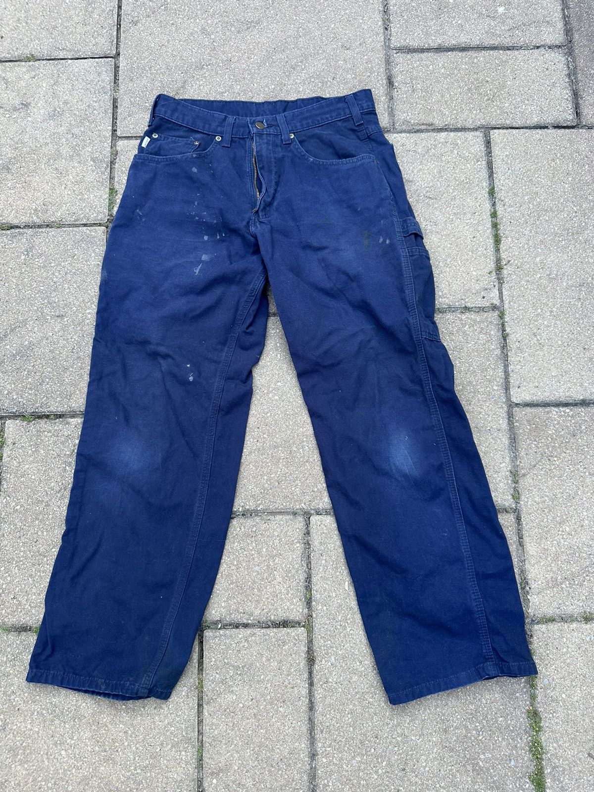 Carhartt Navy Carhartt carpenter pants Size US 32 / EU 48 - 1 Thumbnail