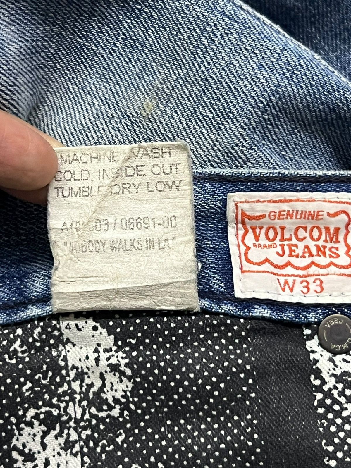 Volcom Baggy Vintage 90s Volcom Stone Limited Edition - Faded Wash Size US 34 / EU 50 - 14 Thumbnail