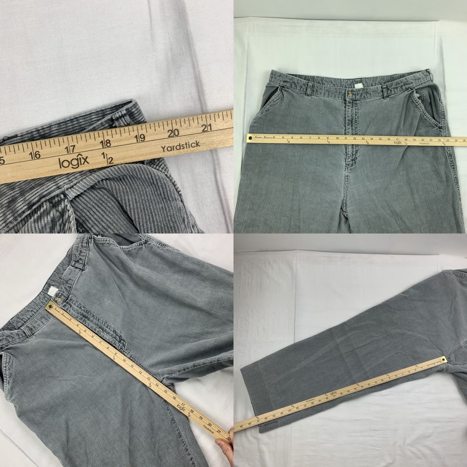 Vintage VINTAGE Woolrich Pants Corduroy Adult 38x27 Gray Outdoor 90s Size US 38 / EU 54 - 8 Thumbnail