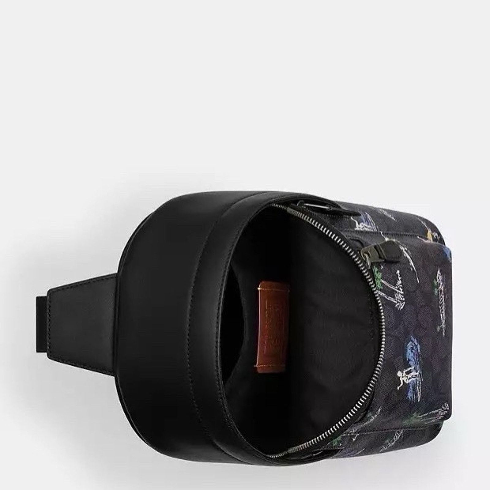 Coach NWT Coach Waistpack Signature Canvas Surf CBJ12 Charcoal Size ONE SIZE - 8 Thumbnail