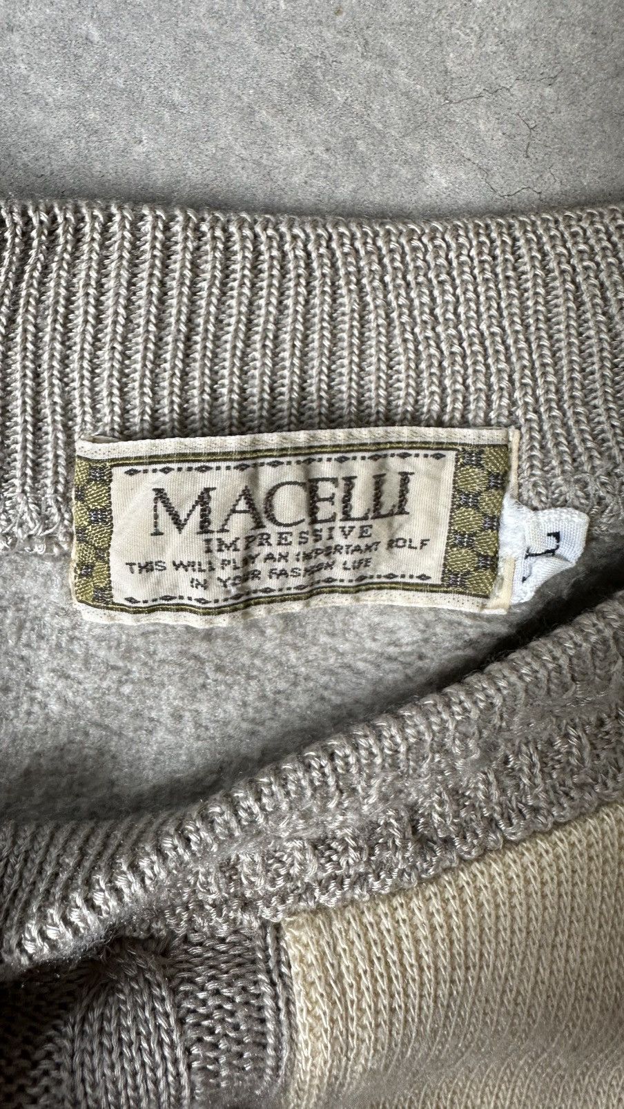 Japanese Brand VINTAGE MACELLI KNITTED SWEATSHIRT Size US XL / EU 56 / 4 - 6 Thumbnail