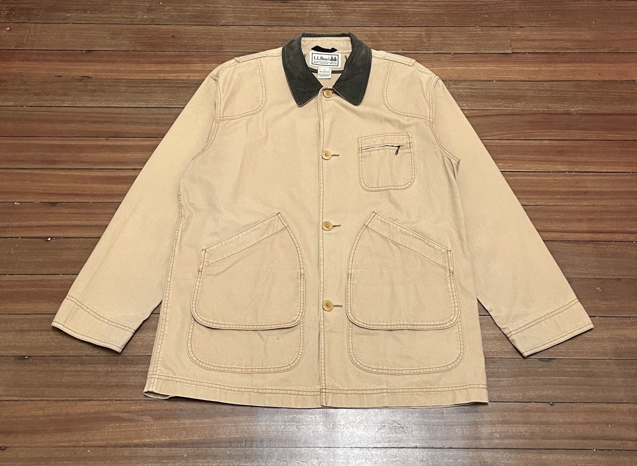 L.L. Bean Very Rare Vintage LL Bean Duck Canvas Chore Jacket 1980s Size US L / EU 52-54 / 3 - 1 Thumbnail