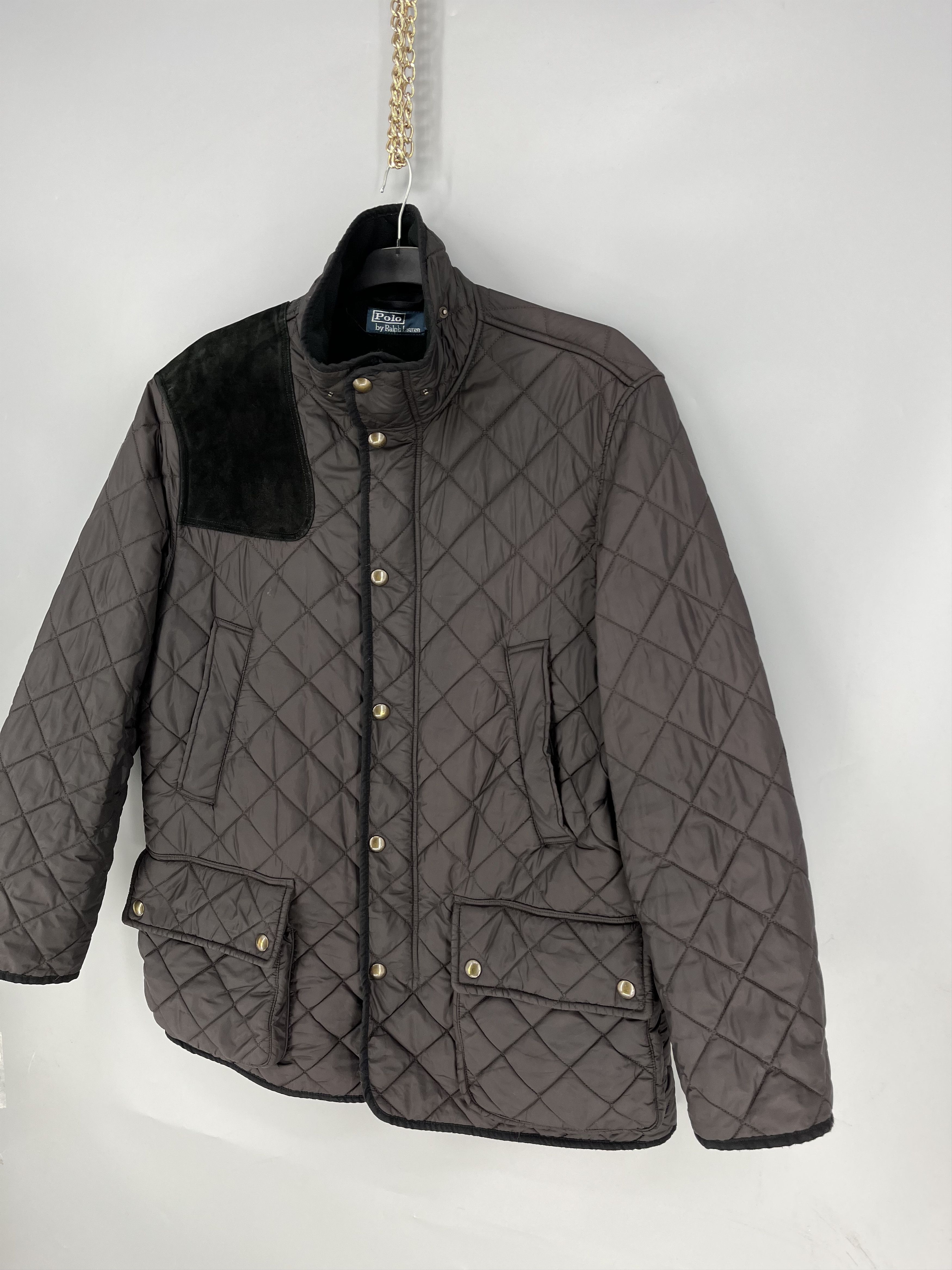 Polo Ralph Lauren Vintage Polo Ralph Lauren Quilted Field Jacket Fleece Size US XL / EU 56 / 4 - 3 Thumbnail
