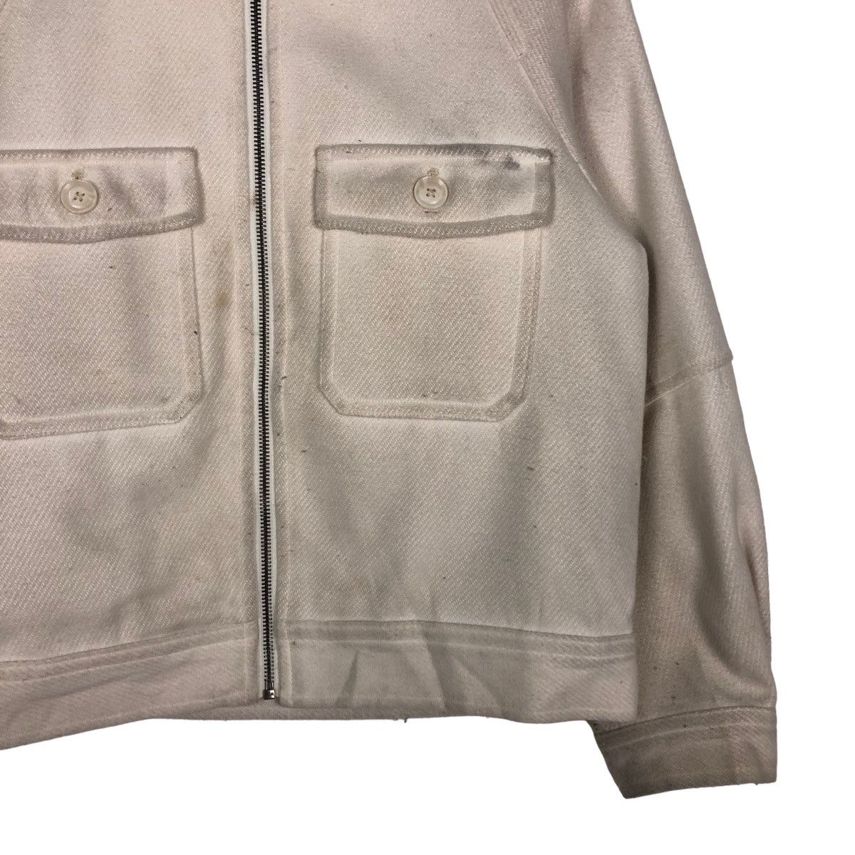 Japanese Brand × Vintage 📌VINTAGE CROPPED WOOL BIKER JACKET GU Size US M / EU 48-50 / 2 - 6 Thumbnail