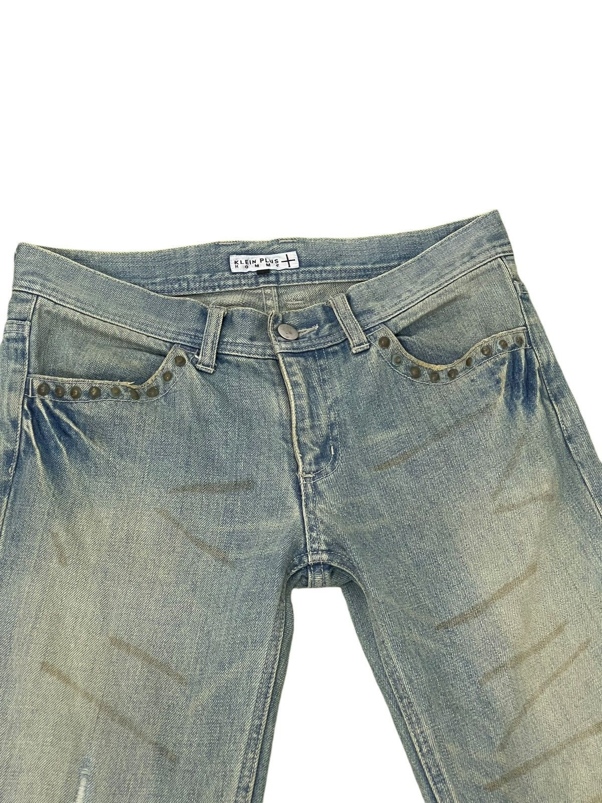 Japanese Brand Flare Jeans Klein Plus Faded Distress Boot Cut 1🟦4 Size US 30 / EU 46 - 8 Thumbnail