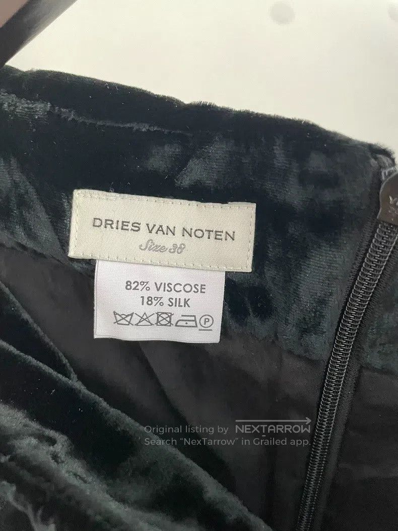 Dries Van Noten Dries Van Noten size:38 Velvet skirt Size 23" - 3 Thumbnail