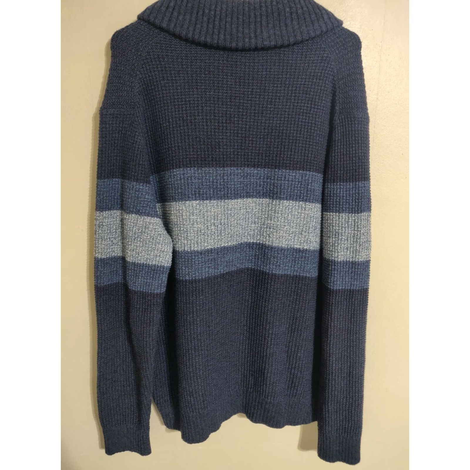 Banana Republic Banana Republic Shawl Cardigan Sweater Cotton/Wool Navy Blue XL Men's XLarge Size US XL / EU 56 / 4 - 4 Thumbnail