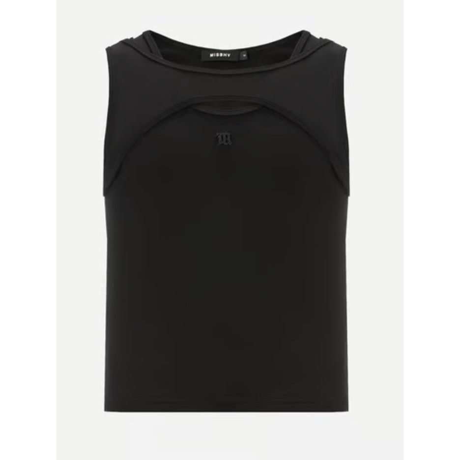 Misbhv MISBHV Black Layered Tank Top Size US M / EU 48-50 / 2 - 10 Thumbnail