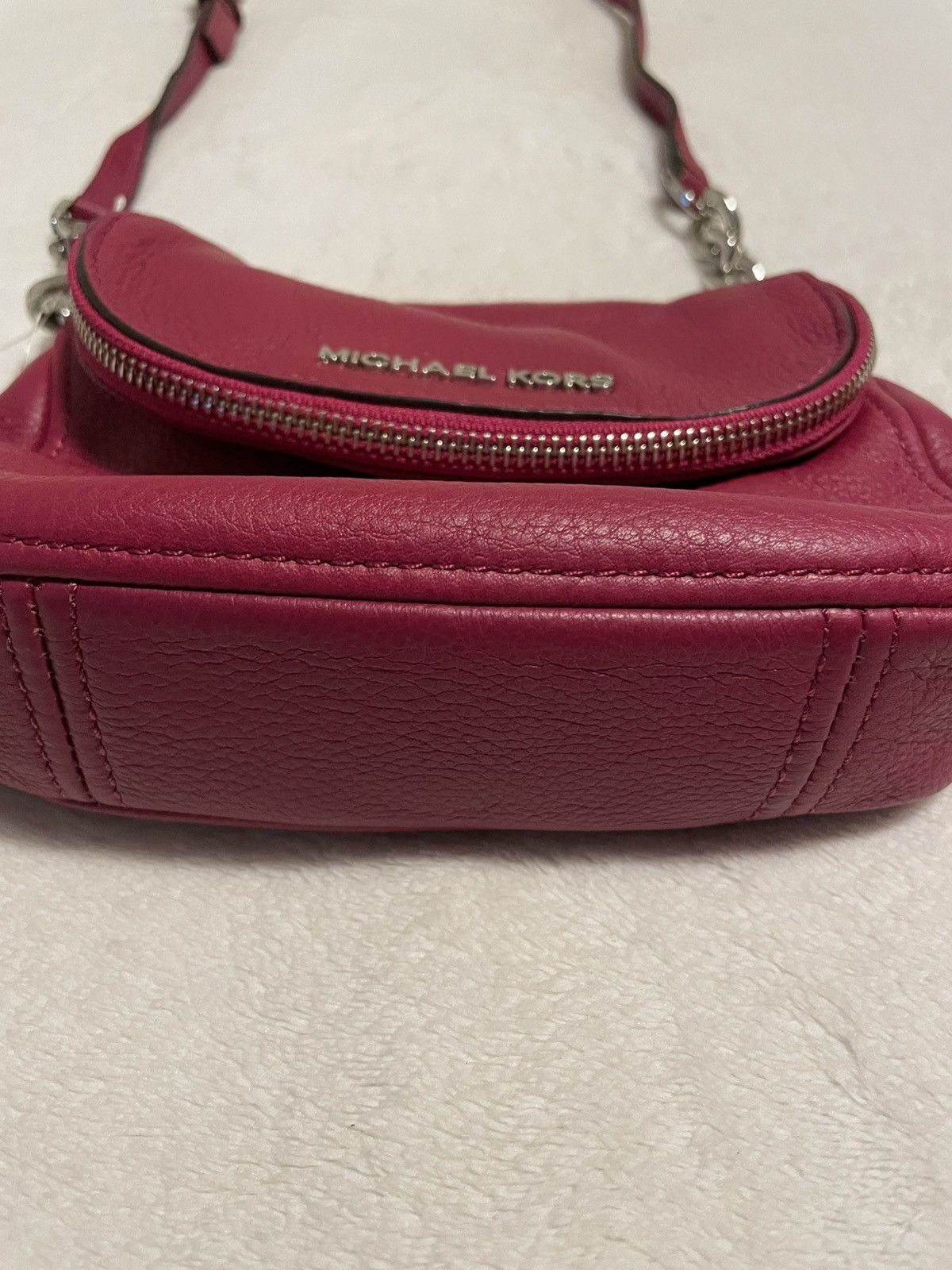 Michael Kors Michael Kors BEDFORD Deep Pink Cross Body Bag Size ONE SIZE - 4 Thumbnail