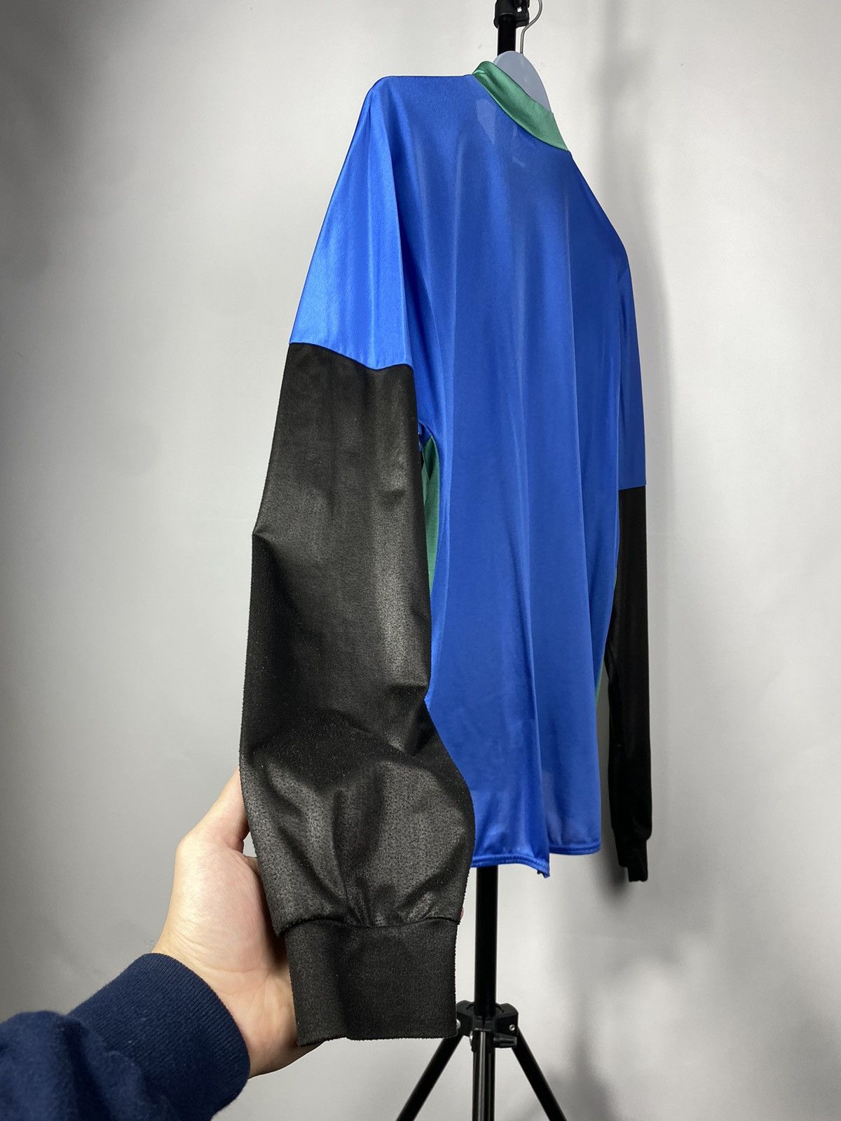 Nike × Vintage Vintage 80s Nike y2k Track Windrunner Jacket drill opti Size US M / EU 48-50 / 2 - 12 Thumbnail