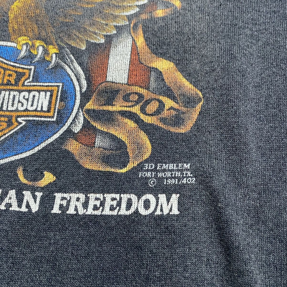 Harley Davidson Vintage Harley Davidson 3D Emblem 1991 Crewneck Size US M / EU 48-50 / 2 - 4 Thumbnail