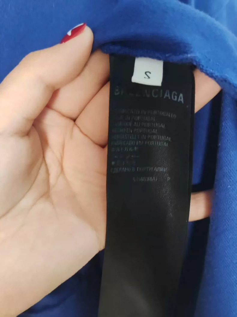 Balenciaga Balenciaga Logo Embroidered Short Sleeve T-Shirt Size US S / EU 44-46 / 1 - 4 Thumbnail