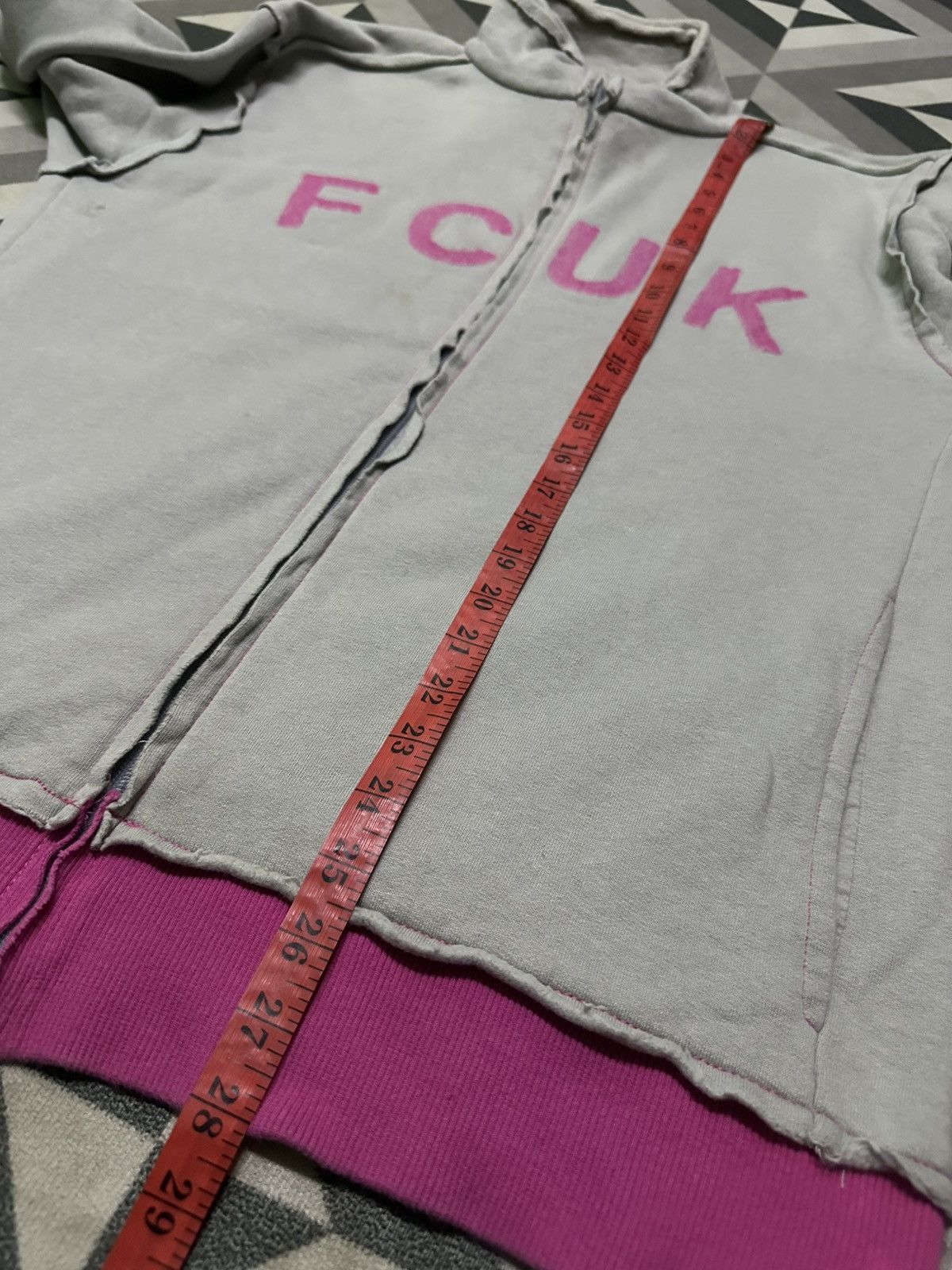 FCUK FCUK zipper sweater big logo Size US L / EU 52-54 / 3 - 10 Thumbnail