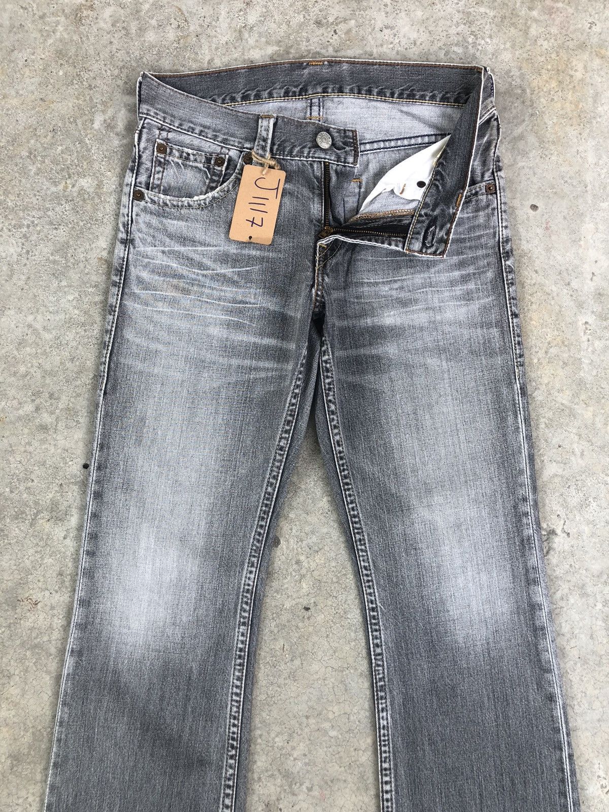 Levi's Y2k Levi’s Flared Jeans Distressed Jeans 507 Size US 32 / EU 48 - 3 Thumbnail