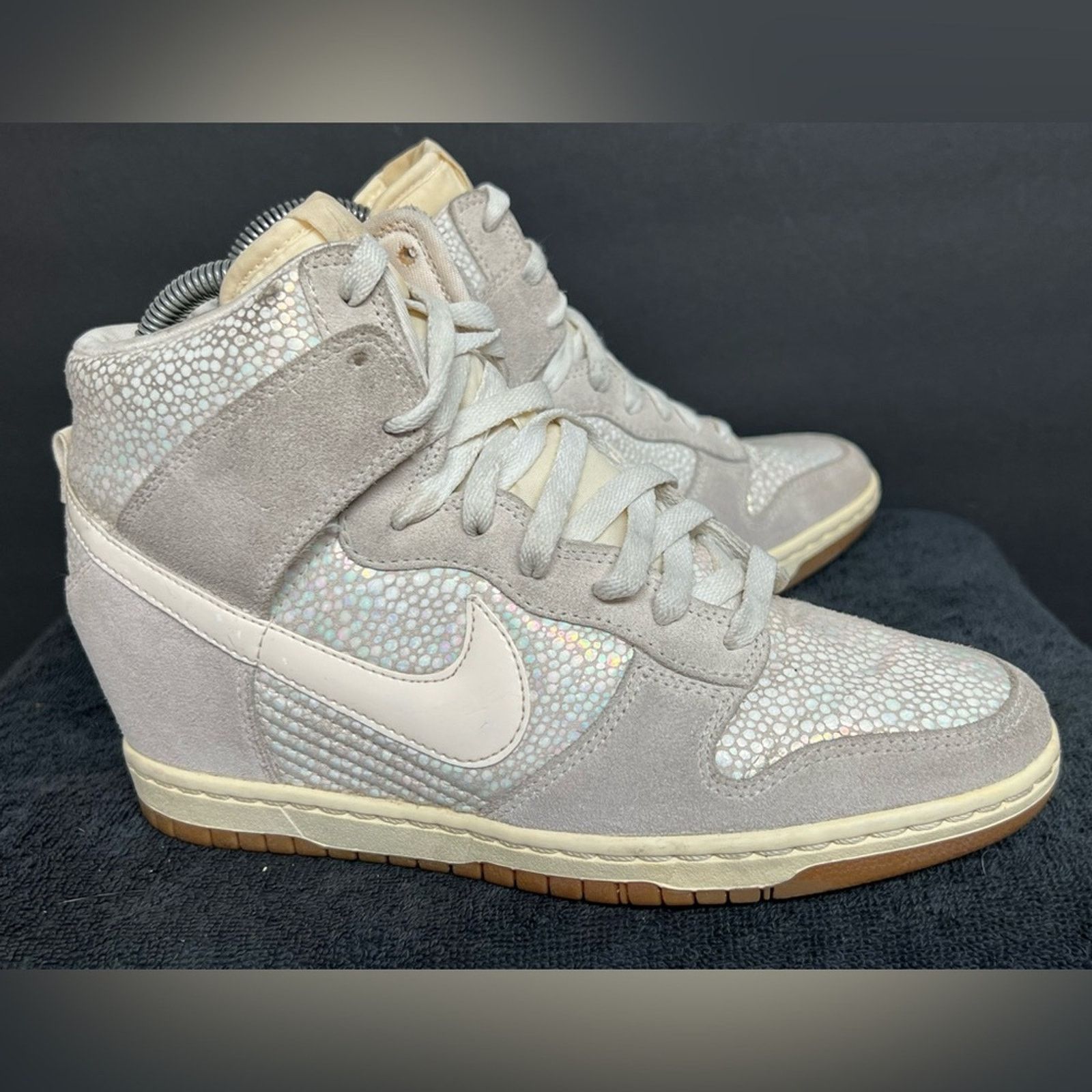 Nike Nike Dunk Sky Hi Hidden Wedge Metallic Luster / Sail SZ 9 Size US 9 / IT 39 - 2 Thumbnail