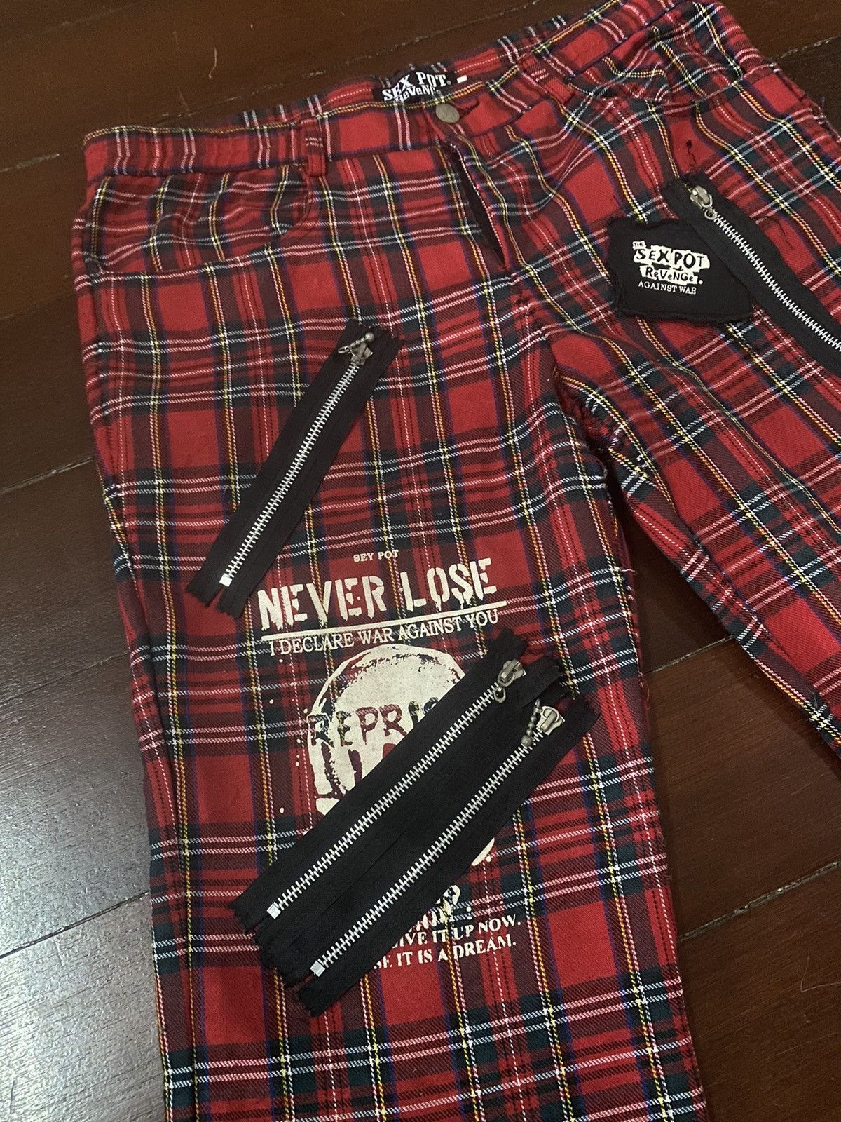 Japanese Brand × Seditionaries SEX POT REVENGE Japanese Red Punk Style cw21 Size US 33 - 7 Thumbnail