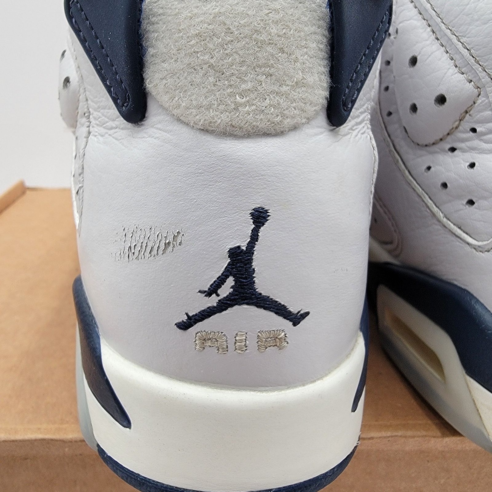 Nike Air Jordan 6 Retro GS 'Midnight Navy' Sz 6Y/7.5W 384665-141 Size US 7.5 / IT 37.5 - 10 Thumbnail