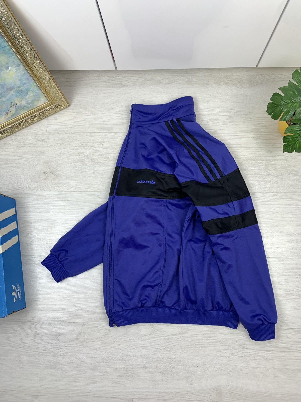 Adidas × Vintage Adidas Originals Vintage 80s Mens Full-Zip Jacket Size S-M Size US S / EU 44-46 / 1 - 1 Thumbnail