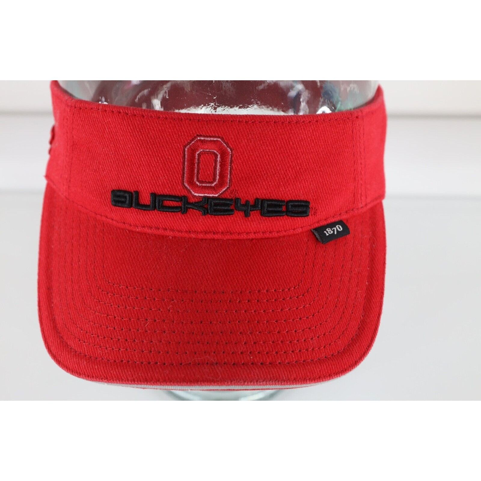 Vintage Vintage 90s Ohio State University Buckeyes Visor Hat Size ONE SIZE - 2 Thumbnail