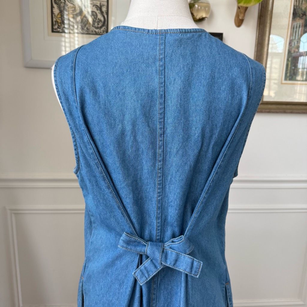 Vintage Vintage 90s 220 Hickory Blair Chambray Denim Button Front Ma Size M / US 6-8 / IT 42-44 - 5 Thumbnail