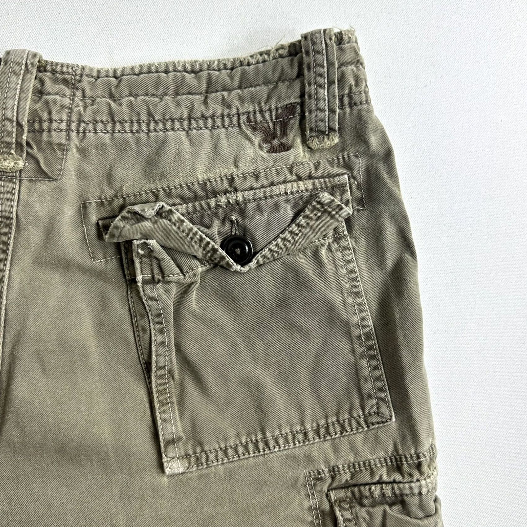 American Eagle Outfitters VINTAGE American Eagle Shorts Mens 30 Green Cargo 10" Classic Baggy Military Twill VTG Size US 30 / EU 46 - 6 Thumbnail
