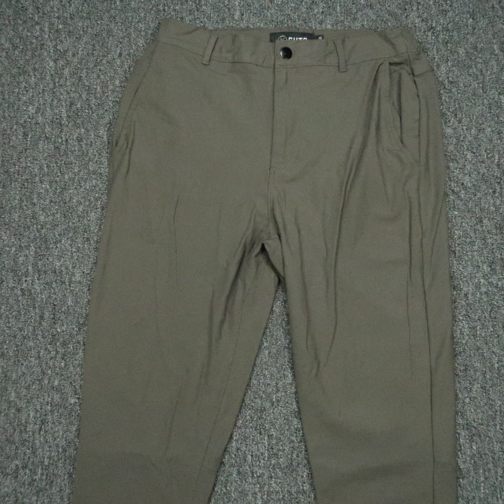 UES Clothing CUTS Pants Mens M Green Jogger Zip Pocket Tapered Size US 31 - 2 Thumbnail