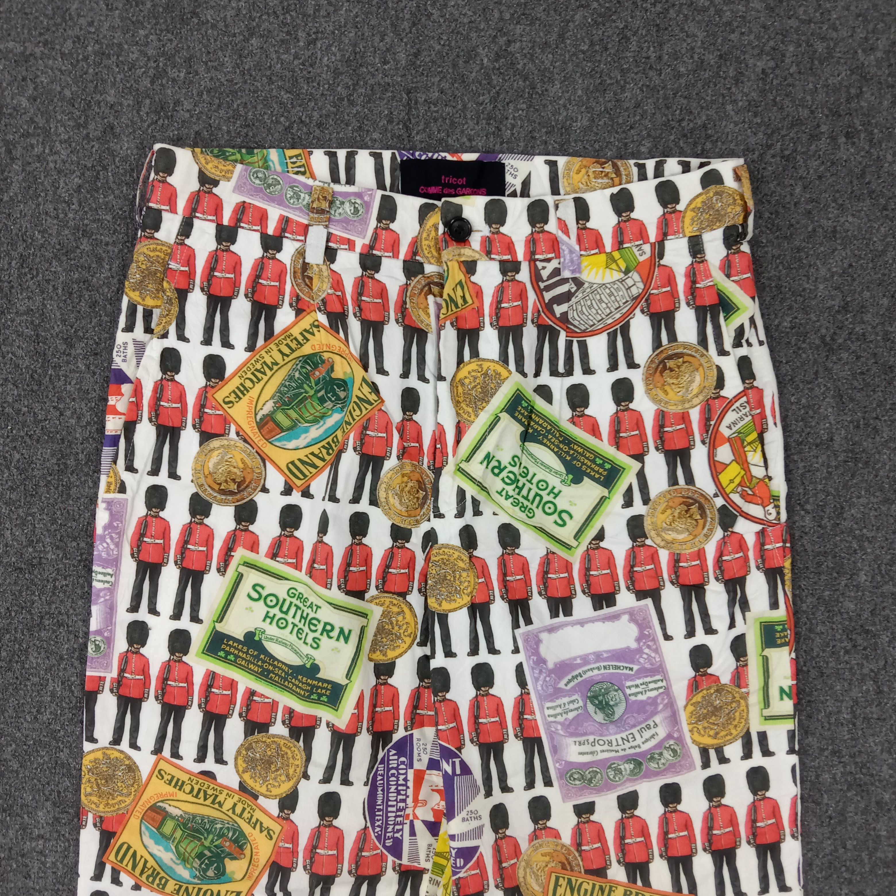 Comme des Garcons × Japanese Brand × Vintage Comme des Garcons Tricot Japanese Designer Fullprint Pants Size US 28 / EU 44 - 2 Thumbnail