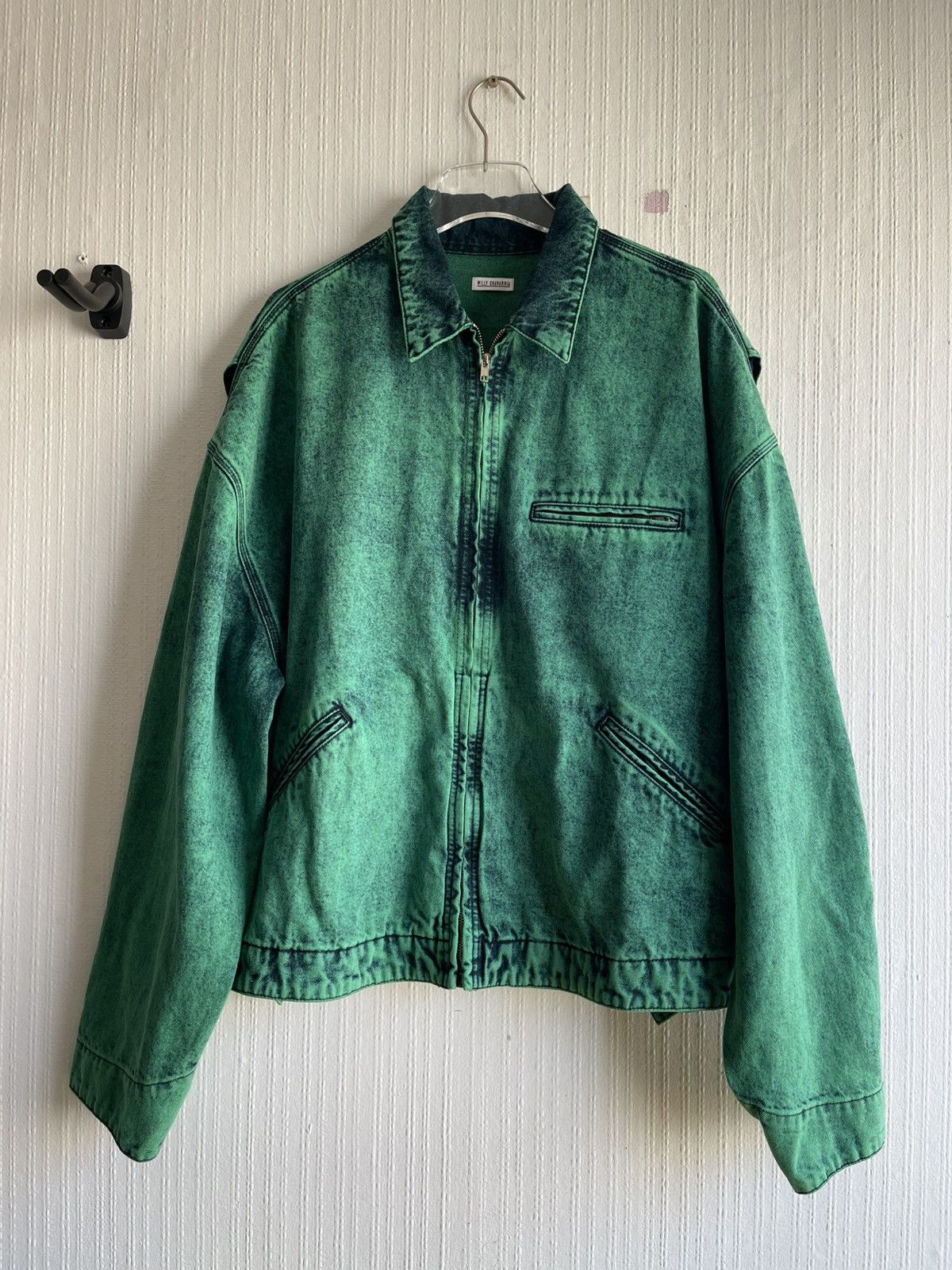 Willy Chavarria WILLY CHAVARRIA DOWNTOWN OVER GREEN DENIM SET Size US M / EU 48-50 / 2 - 1 Thumbnail