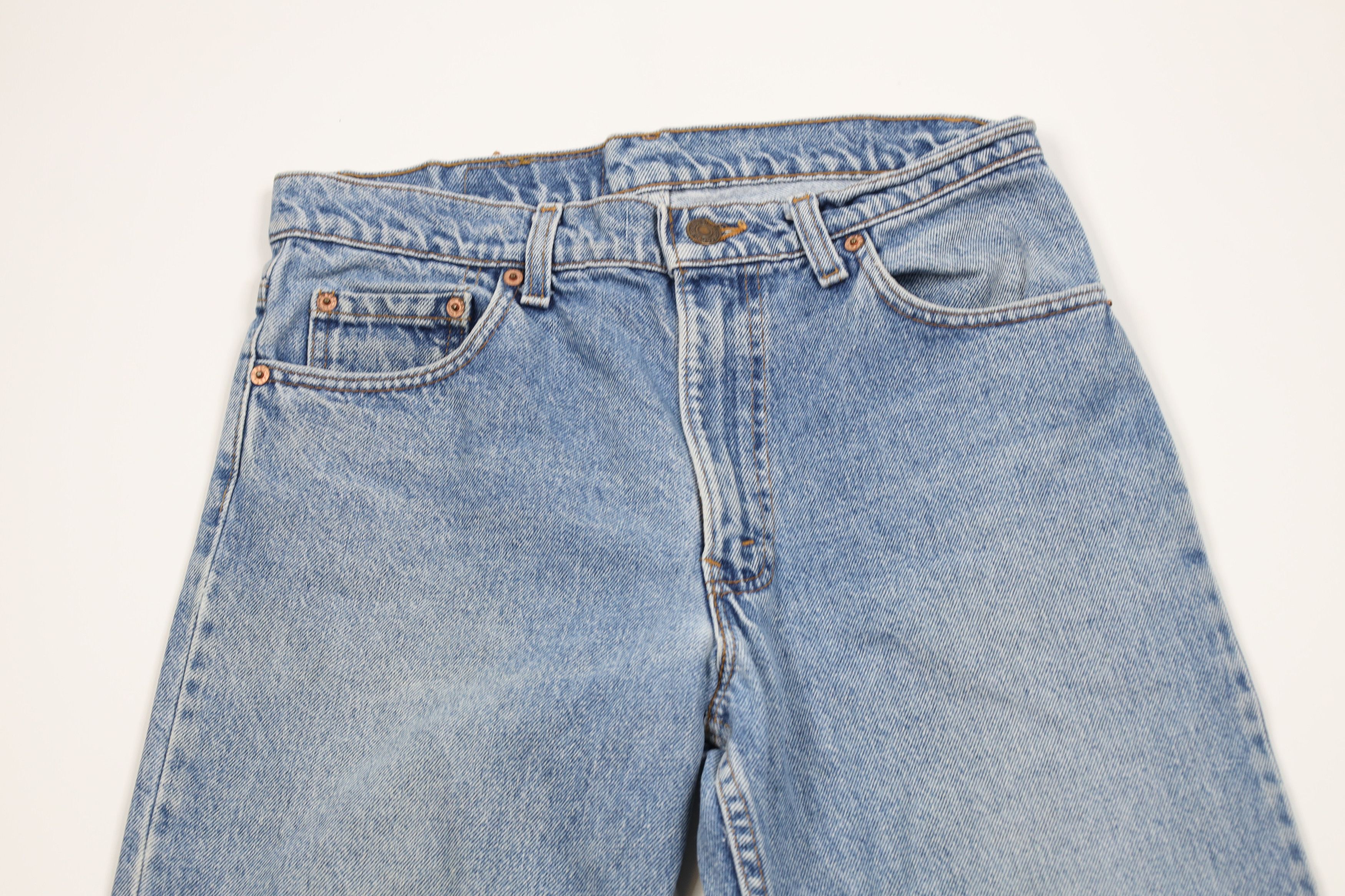 Levi's Vintage 80s Levis 550xx Relaxed Tapered Leg Jeans USA Size US 31 - 2 Thumbnail