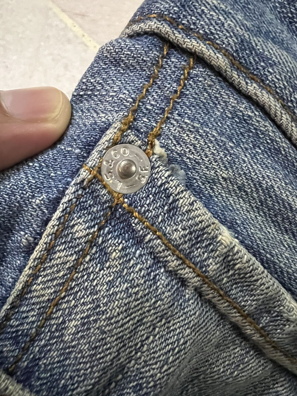 Levi's 💥FLARE💥VINTAGE LEVIS 512 DISTRESSED JEANS VERY RARE Size US 32 / EU 48 - 9 Thumbnail