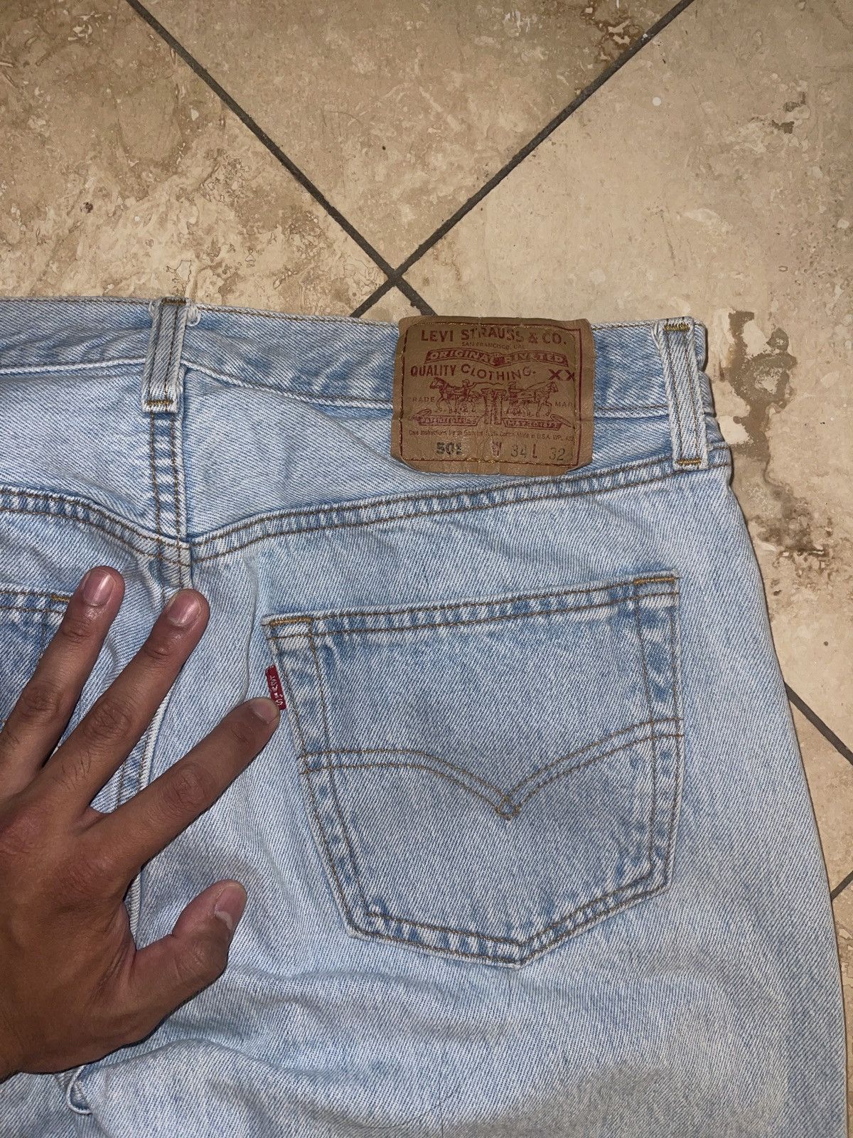Levi's Vintage Clothing Levi’s Vintage 501 Denim Size US 32 / EU 48 - 3 Thumbnail