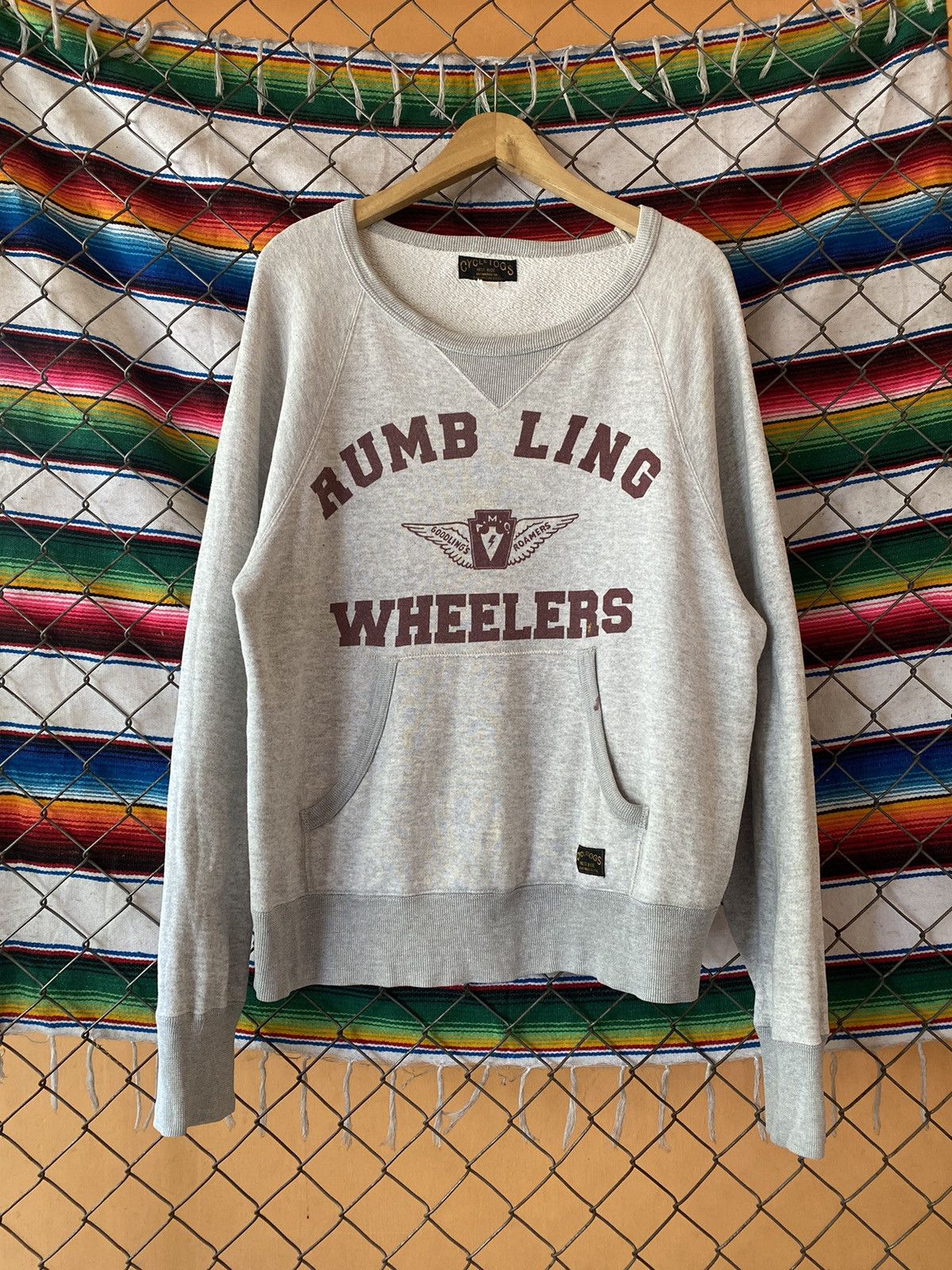 image of Hysteric Glamour x Vintage Westride Sweatshirt in Grey, Men's (Size Medium)