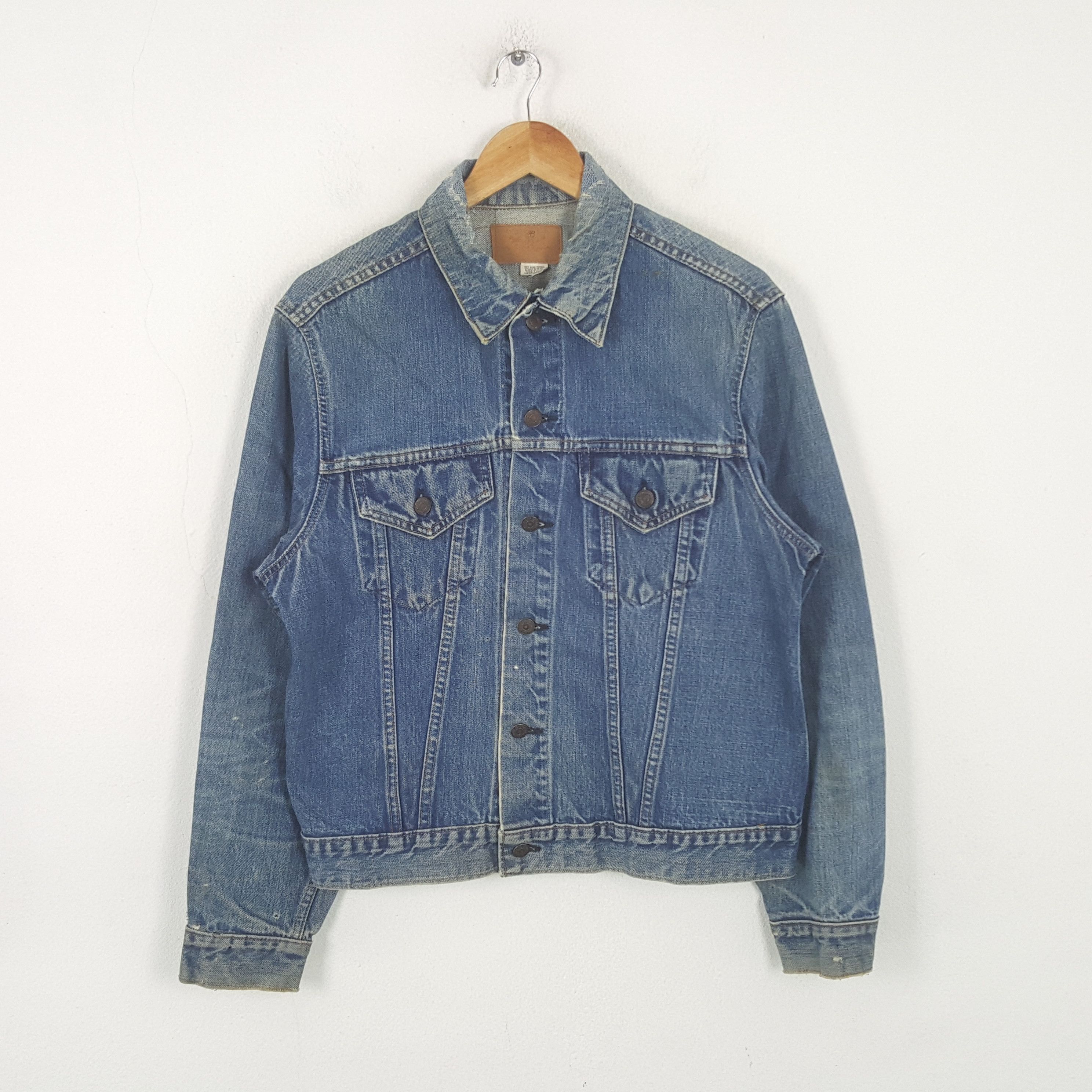 Levi's Vintage Levi's American Bikers Denim Jacket RR7 Size US M / EU 48-50 / 2 - 1 Thumbnail