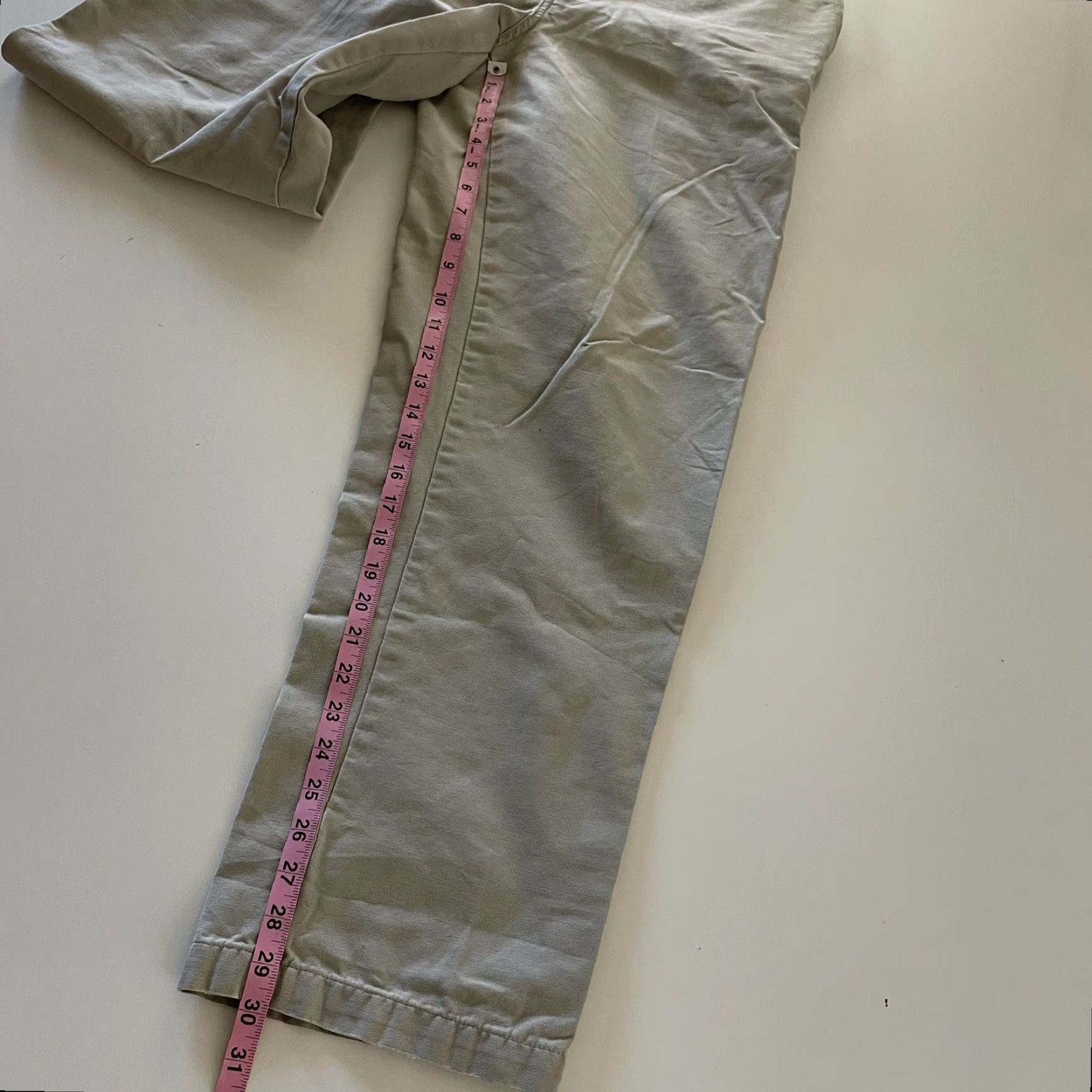 Vintage Columbia Flat Front Khaki Beige Chino Pants Mens 34 100% Cotton Flat Front Beige Chino Pants Men 34 Columbia Beige Cotton Pants Mens Size US 34 / EU 50 - 7 Thumbnail