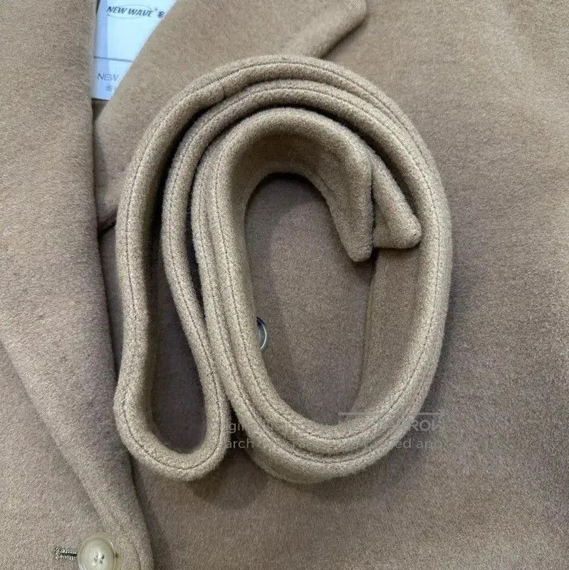 Max Mara MaxMara Beige Wool Blend Mid-Length Coat . Size S / US 4 / IT 40 - 6 Thumbnail